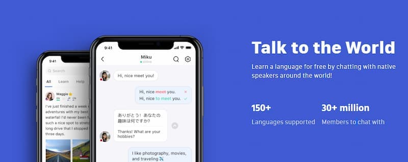 HelloTalk: Learn with native speakers